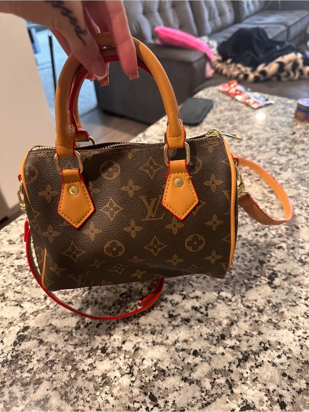 Louis Vuitton Brown Monogram Speedy